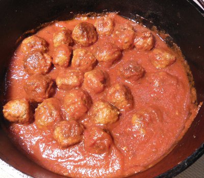 Dutch Oven Meatballs