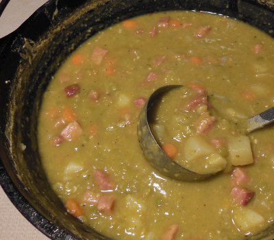 dutch oven split pea soup recipe