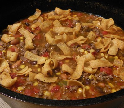 dutch oven taco soup recipe